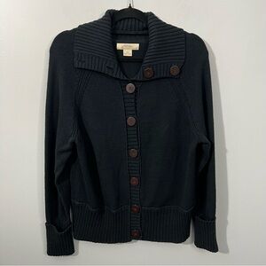 Natural Reflections Blue Button-Up Cardigan